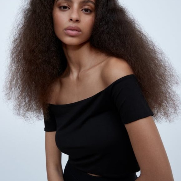 ZARA WHITE CROP TOP -  Size M - Picture 3 of 5